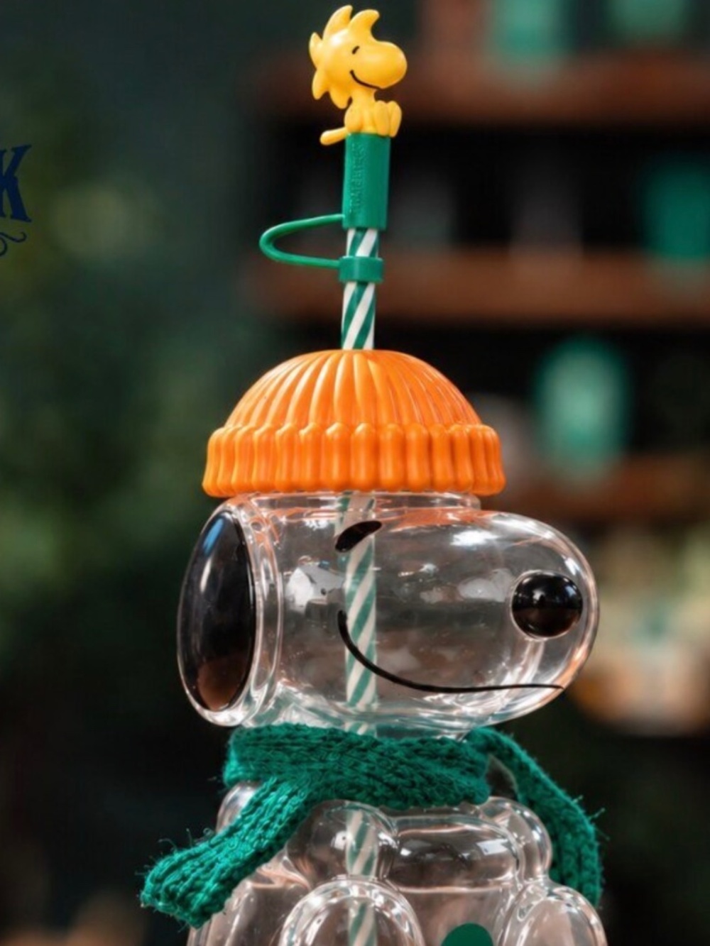 Startbucks x Peanuts Snoopy glass cup